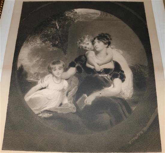 2 x stipple engravings after Bartalozzi and 2 other engravings